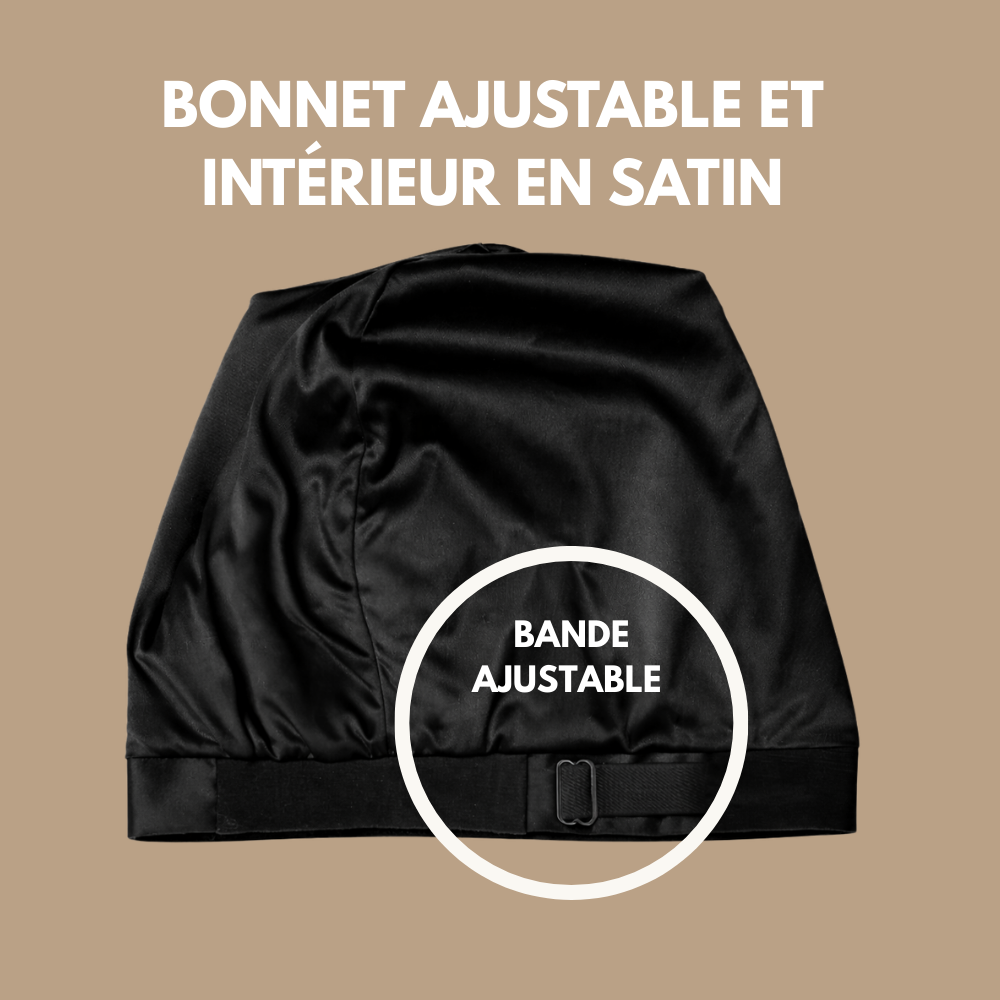 Bonnet de Nuit BAMI™- Intérieur satin