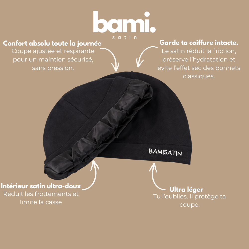 Skull Cap BAMI™ - Intérieur Satin