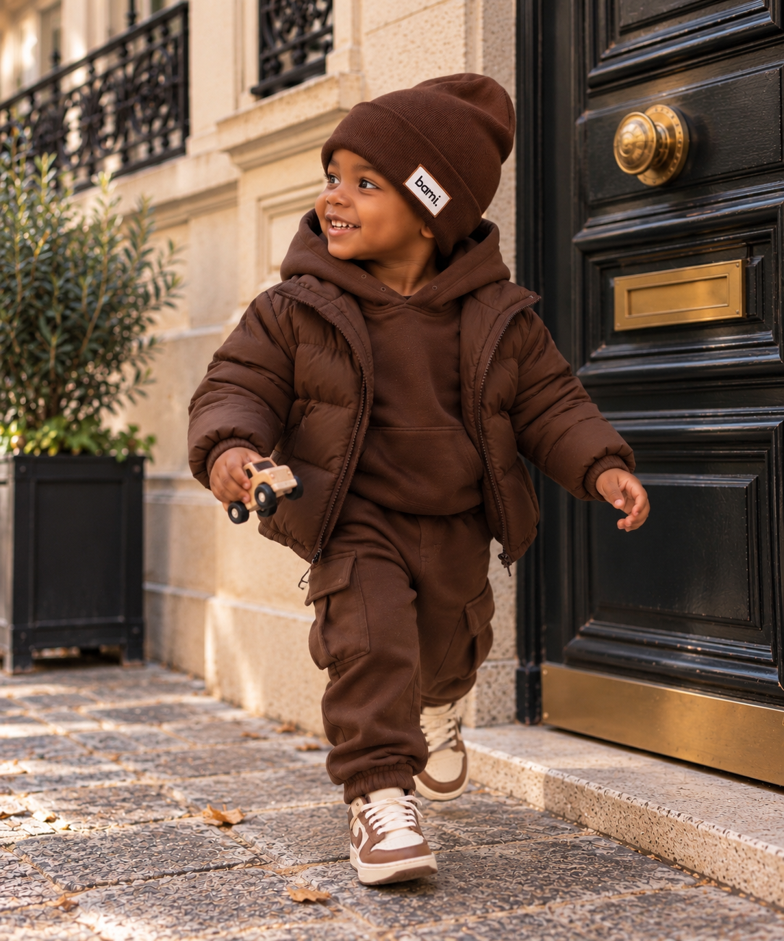 Bonnet BAMI Marron
