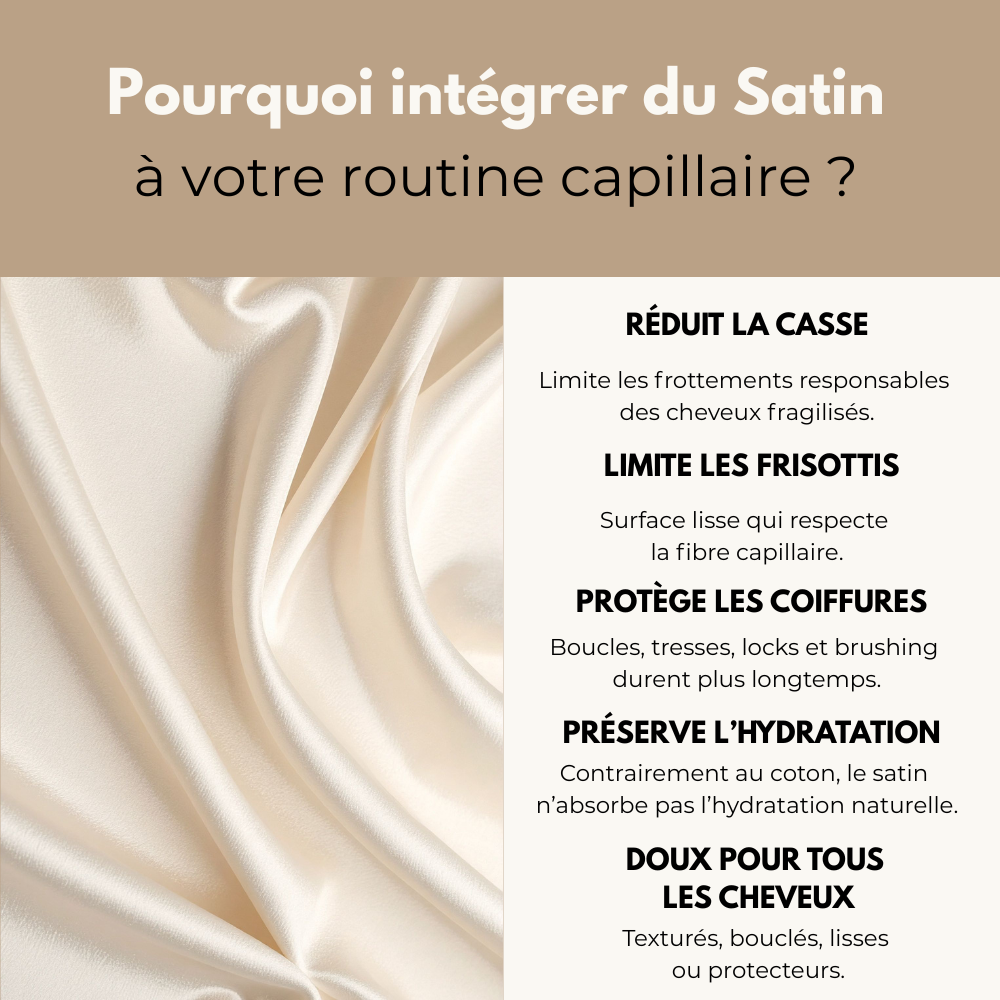 Appuie-tête en Satin - Bébé BAMI™