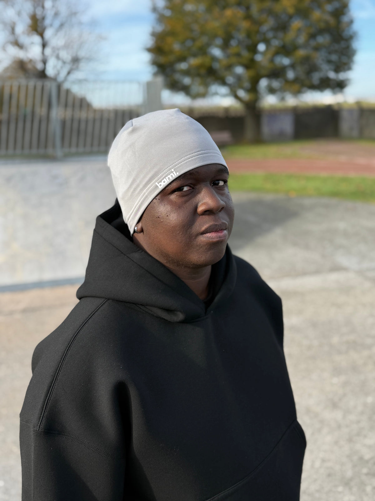 Skull Cap BAMI Light Gris