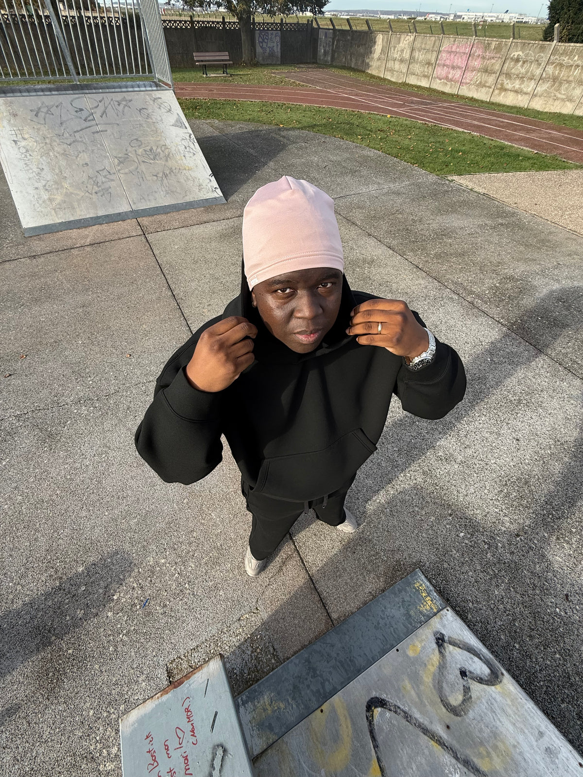 Skull Cap BAMI Light Rose